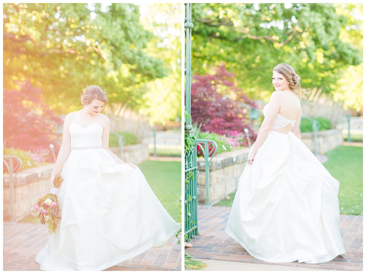 Clare's Bridal session at Gilcrease Museum in Tulsa Oklahoma
